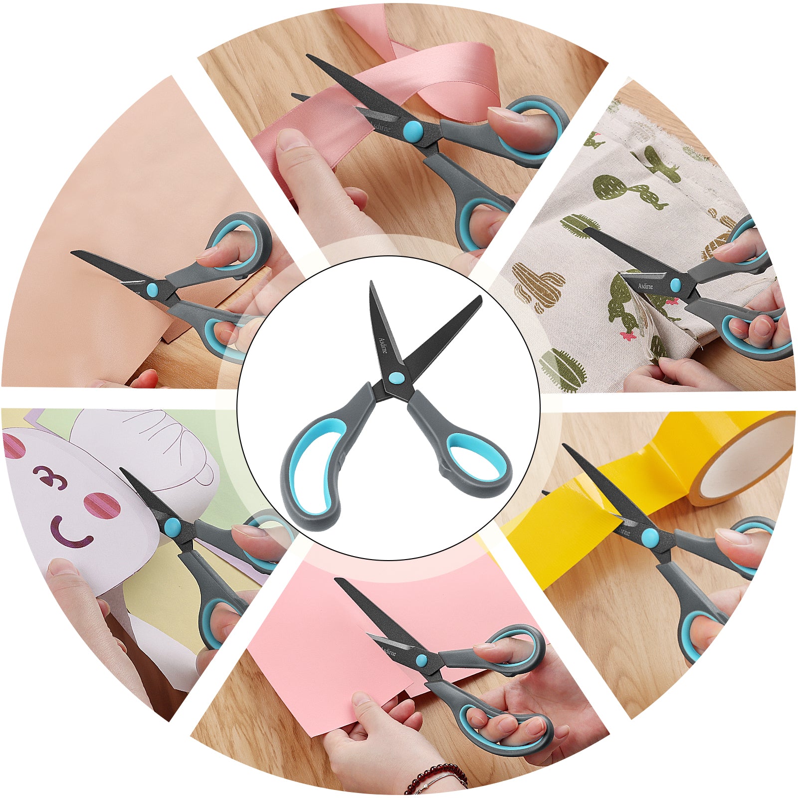 Asdirne Office Scissors Set of 4
