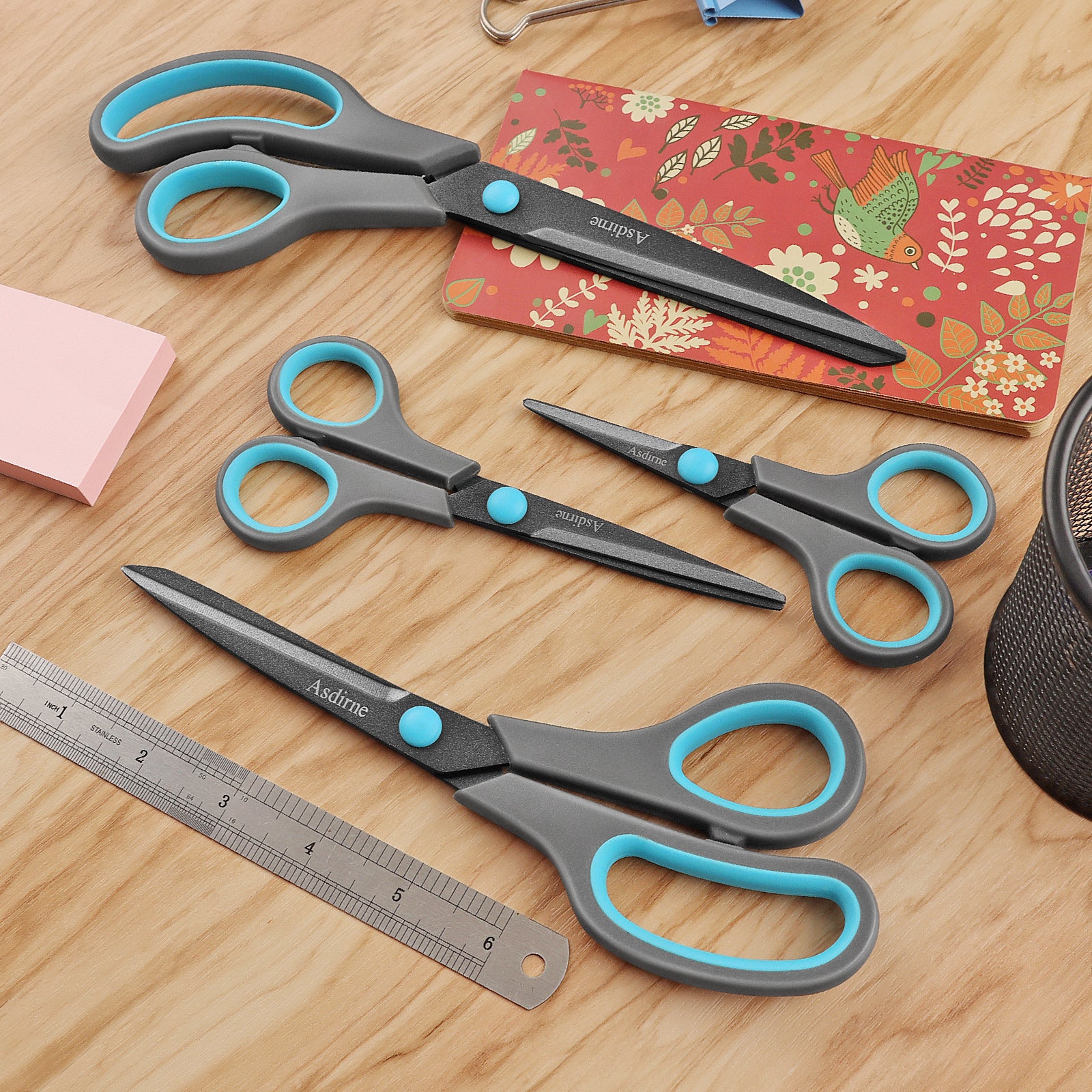 Asdirne Office Scissors Set of 4