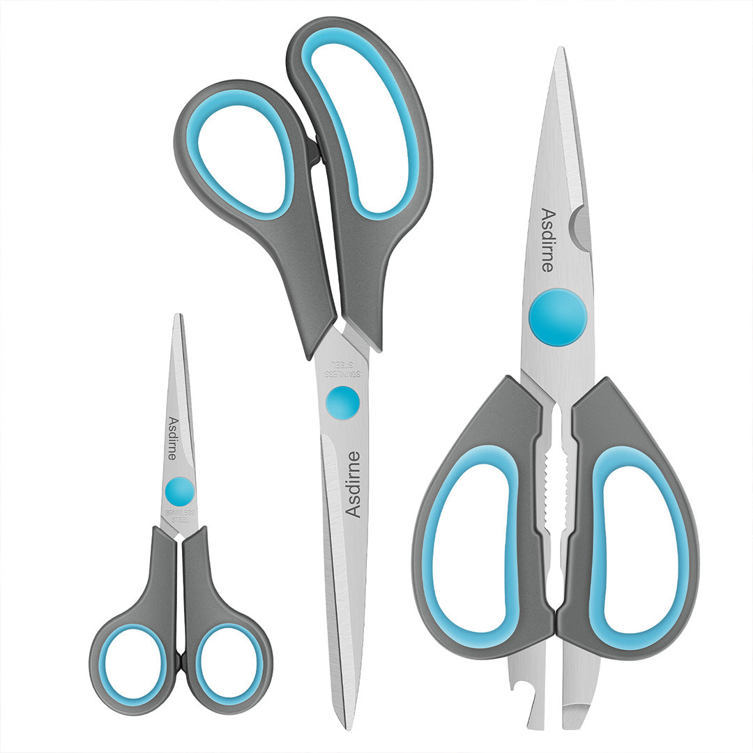 Asdirne Multi-purpose Kitchen Scissors Bundle of 3