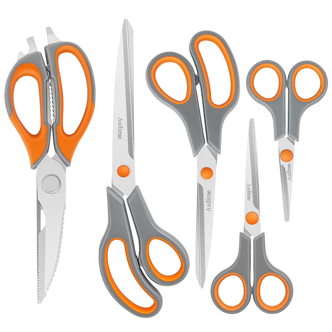 Asdirne Multi-purpose Kitchen Scissors Set of 5